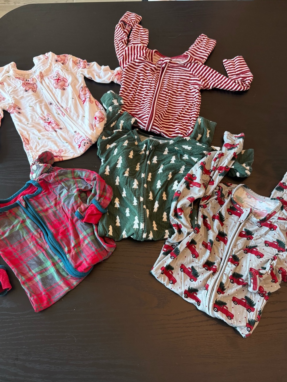 Mixed Holiday One-Piece Footies